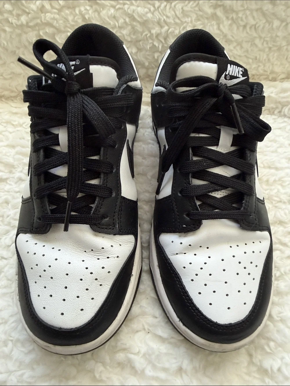 Nike Black and White Low-Top Sneakers